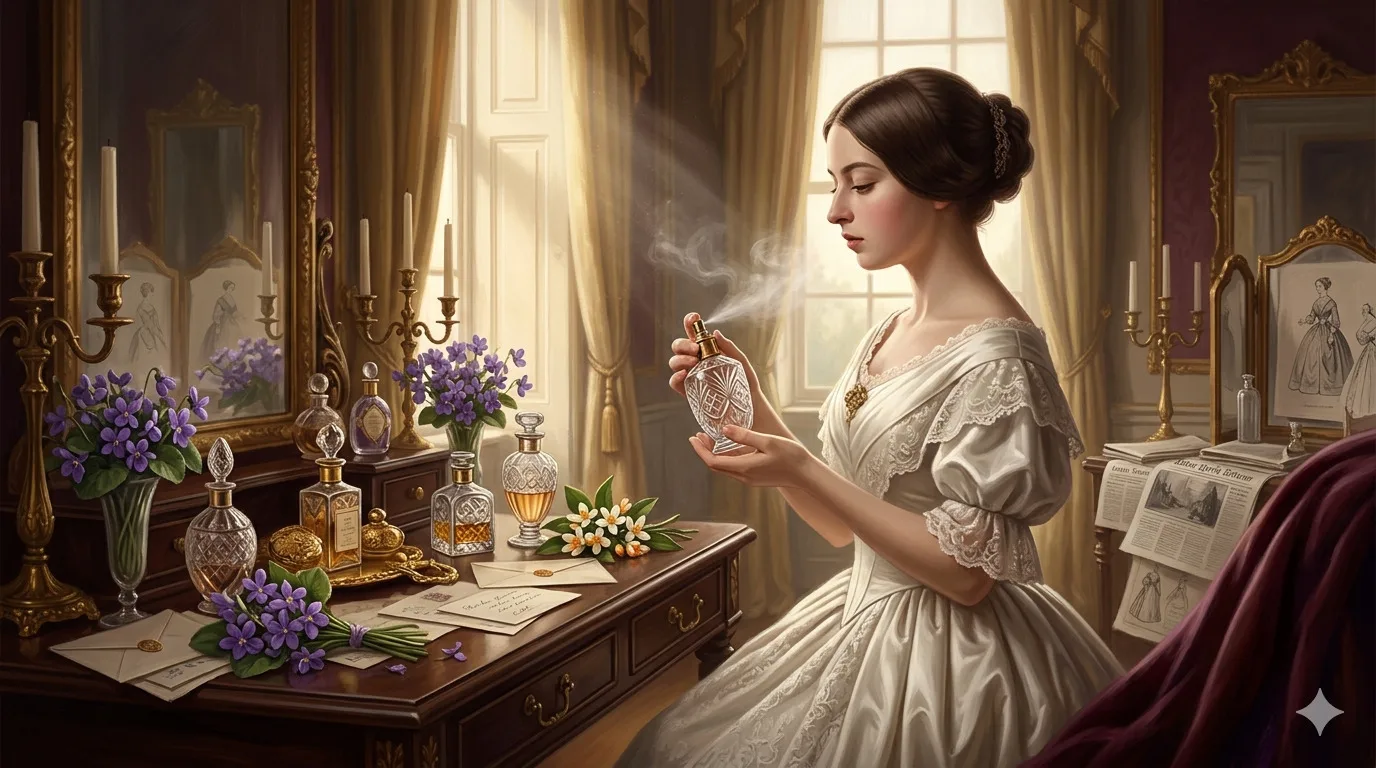 Post relacionado O perfume da Rainha Vitória: Como a realeza influenciava as vendas no século XIX