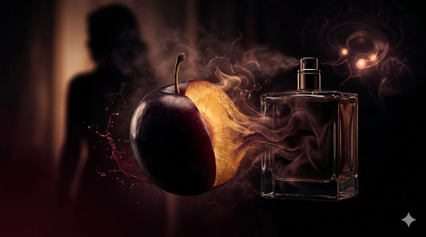 Capa do post Por que a nota de ameixa traz um ar de mistério e perigo às fragrâncias?