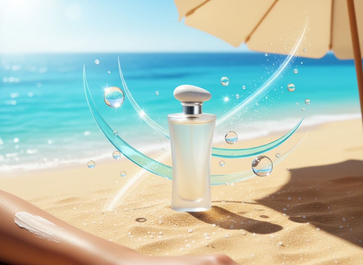 Capa do post Fragrâncias para a praia: o que funciona com sal e sol